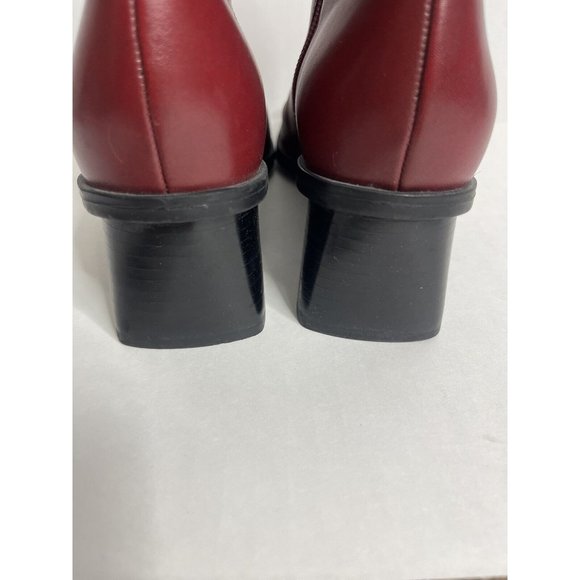 Naturalizer Red Ankle Boots - Picture 10 of 12